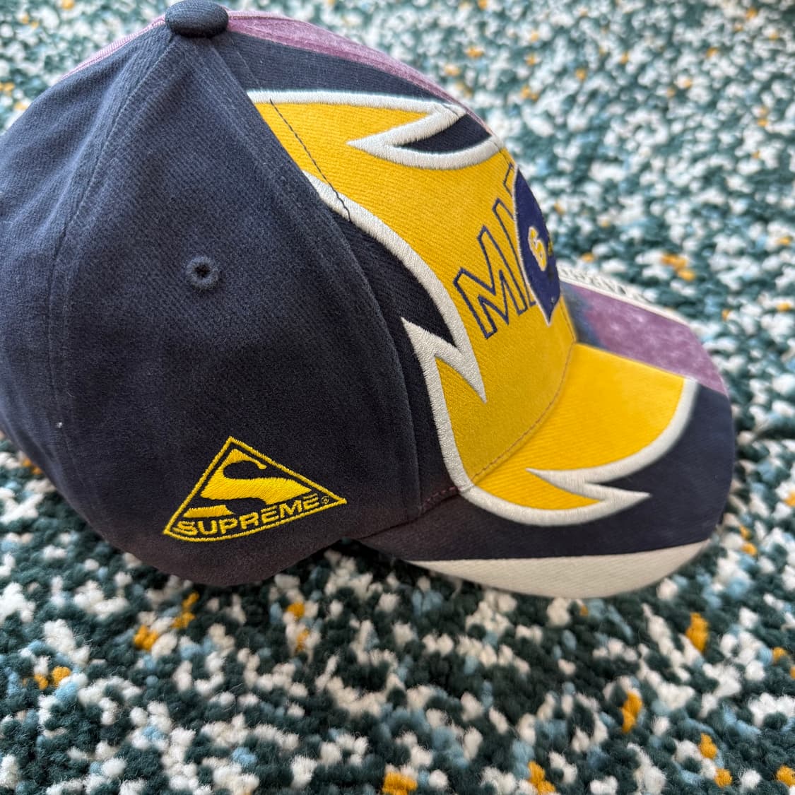 슈프림 x MM6 마르지엘라 스플릿 캡 네이비 상품이미지3