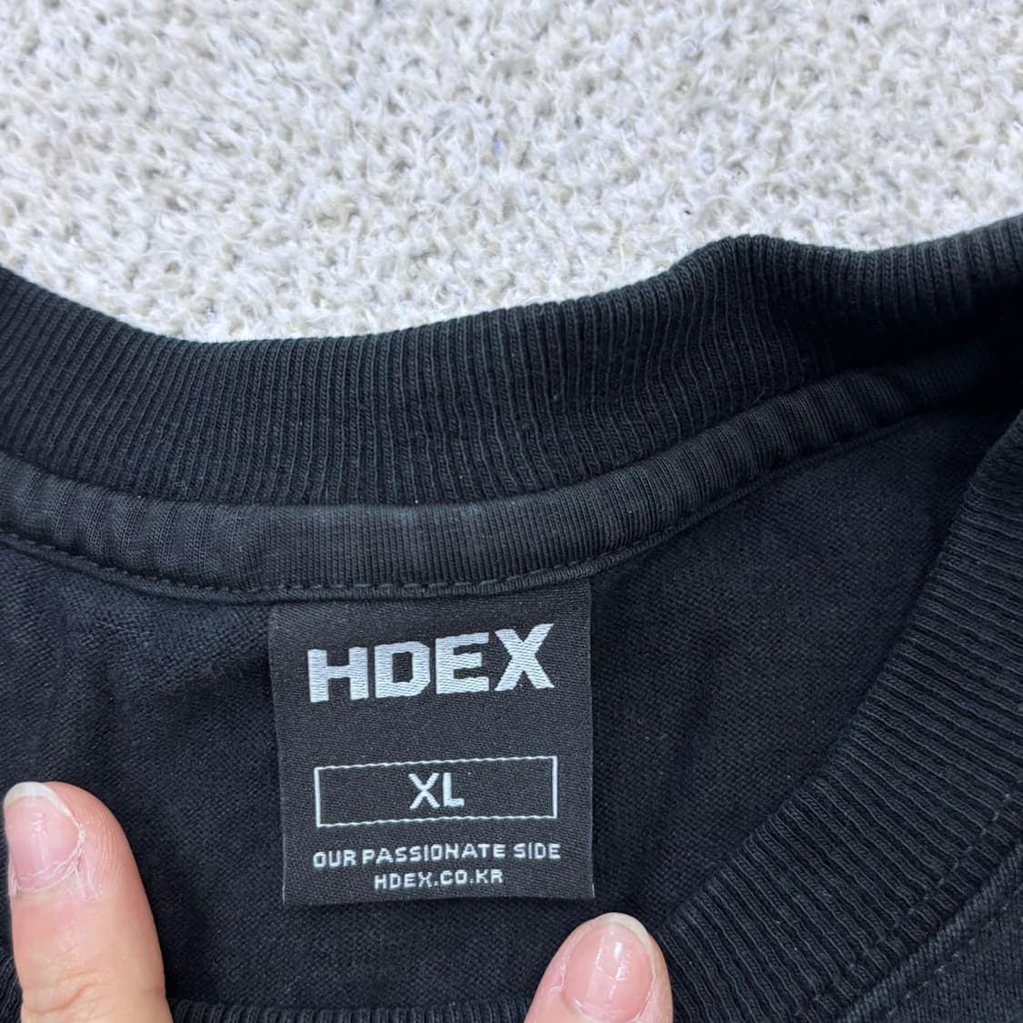 XL 신형 HDEX 크랙 프린팅 자이언트핏 반팔 티셔츠 0608E 상품이미지3