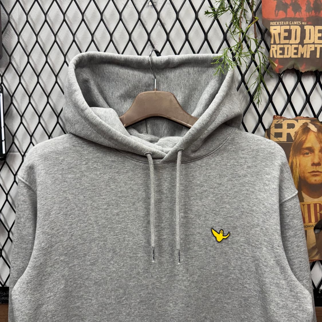 마크 곤잘레스 와릿이즌 후드티 전면 로고 포인트 그레이 상품이미지3