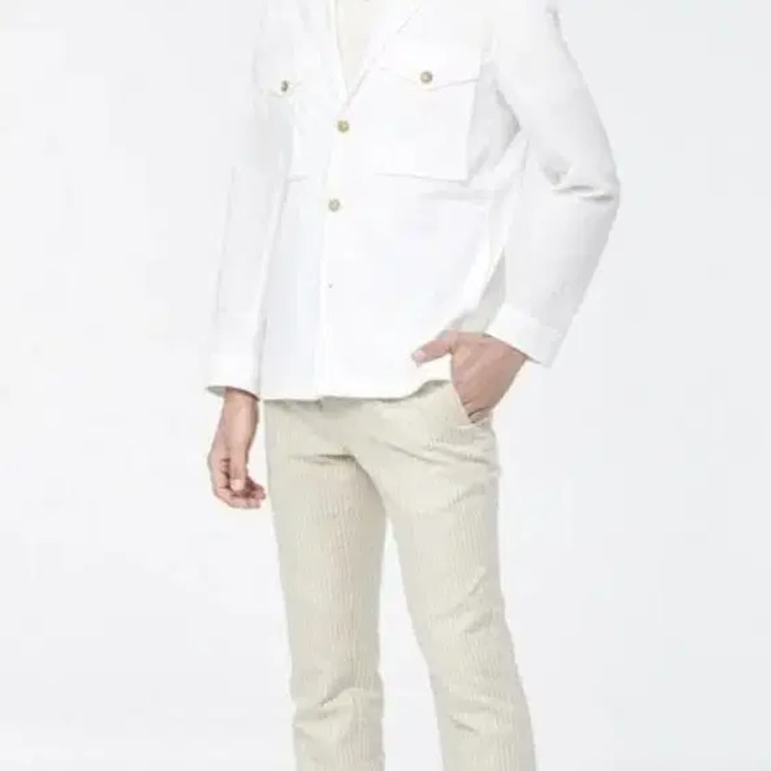 MAN ON THE BOON 맨온더분 린넨 셔츠자켓 50 상품이미지9