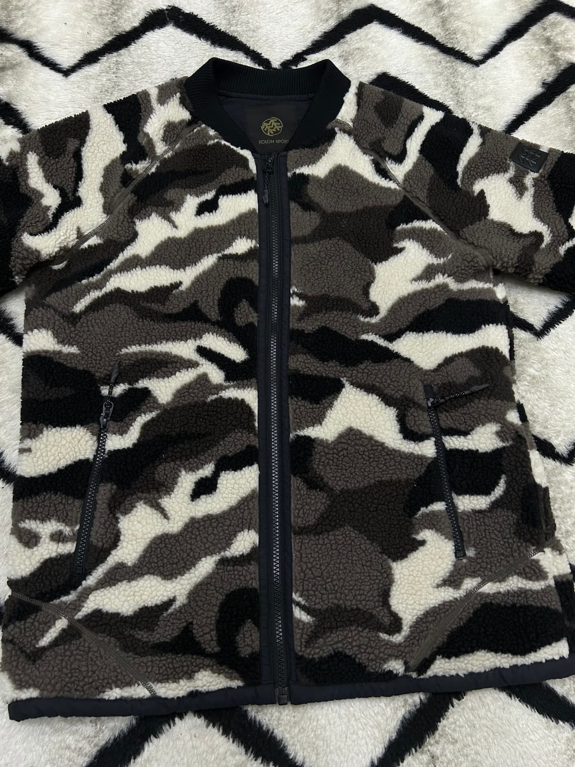 [M]코오롱 카모플라쥬 플리스 자켓 상품이미지3