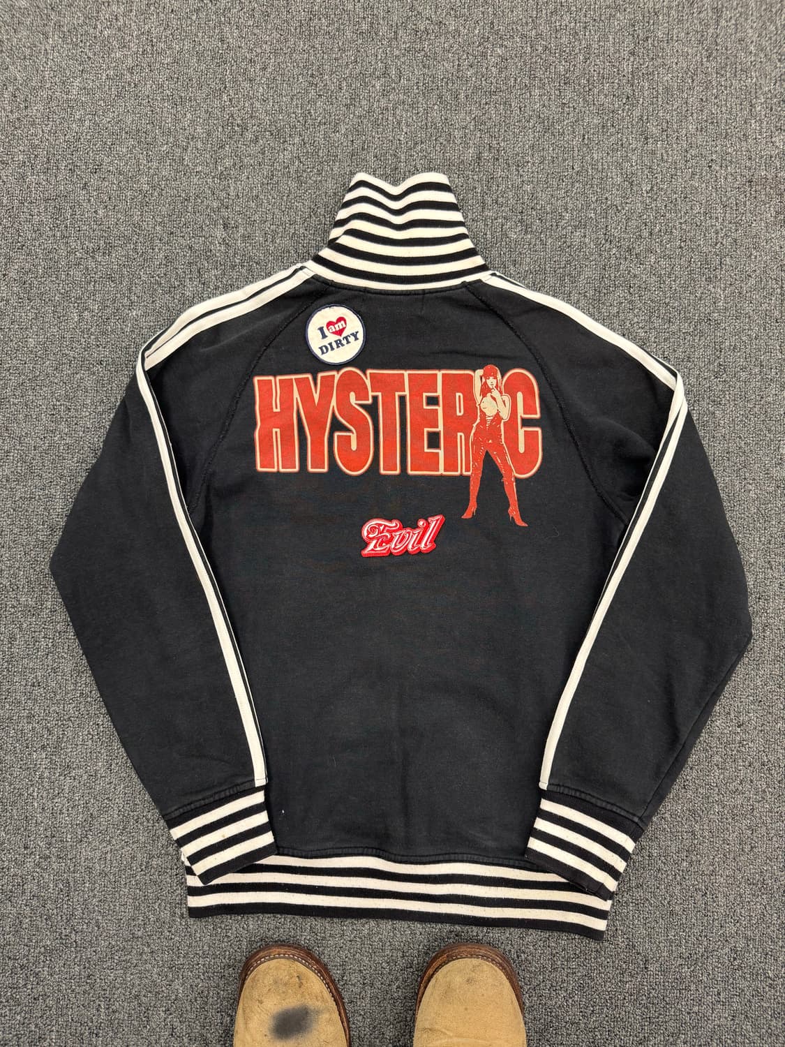 히스테릭 글래머 프린팅 스트라이프 집업 져지 상품이미지6