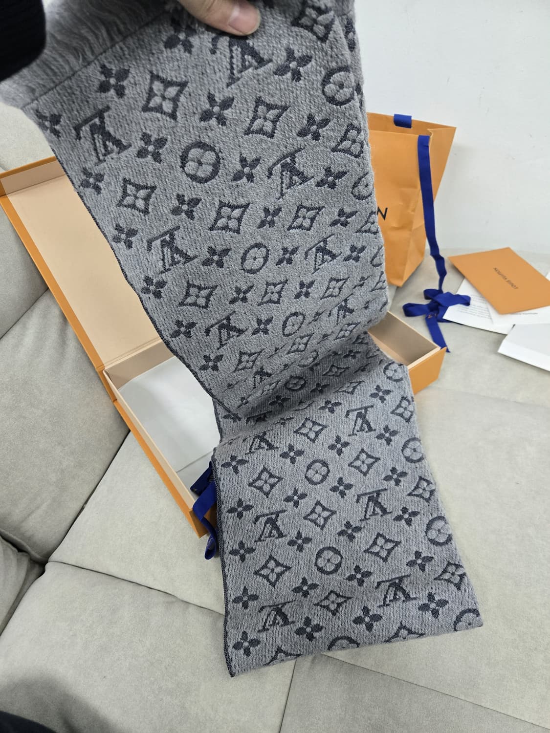 [보증서 정품]루이비통 모노그램 스카프 상품이미지1