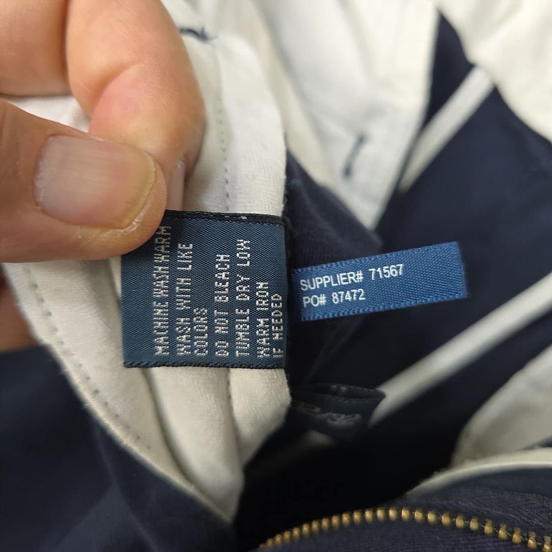 폴로 랄프로렌(Polo) 프레스톤 팬츠 네이비 32 상품이미지8