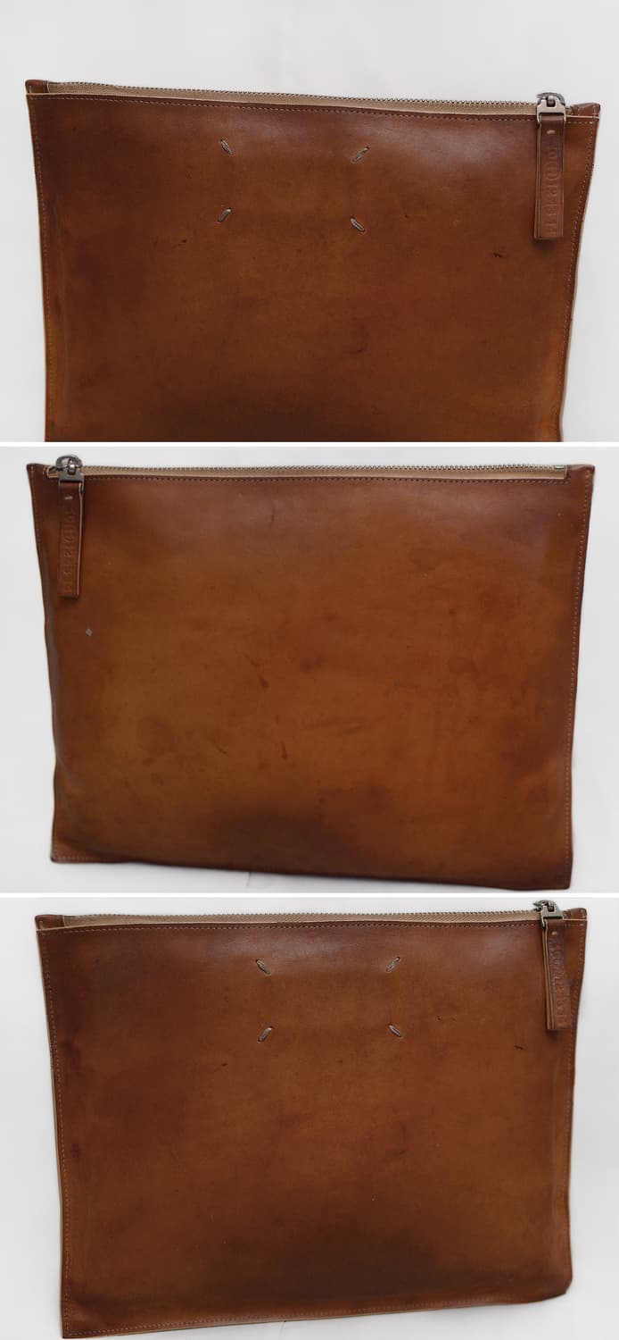 메종 마르지엘라 스티치로고 베지터블 레더 클러치백 상품이미지5