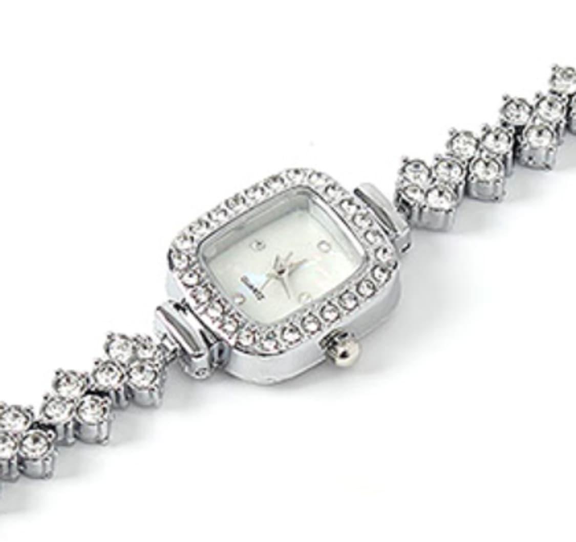 레나 여성 손목시계 실버 사각메탈시계 판매 상품이미지3