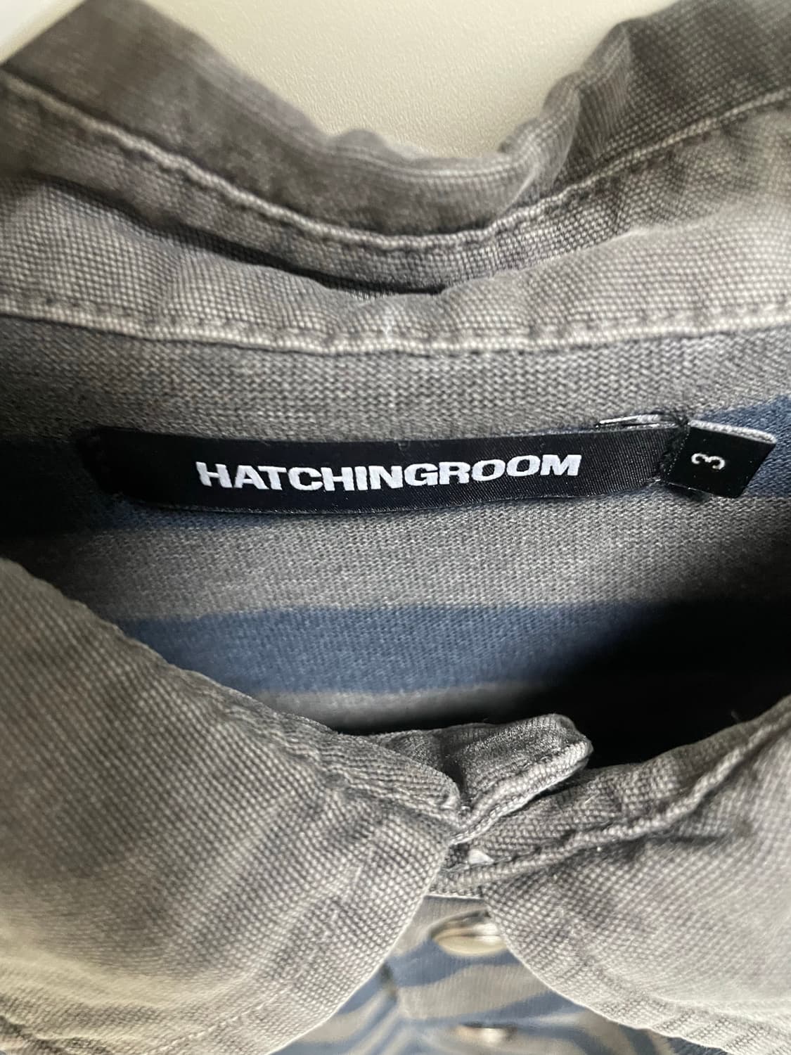 해칭룸 스트라이프 VTG 긴팔 폴로티 3 상품이미지3