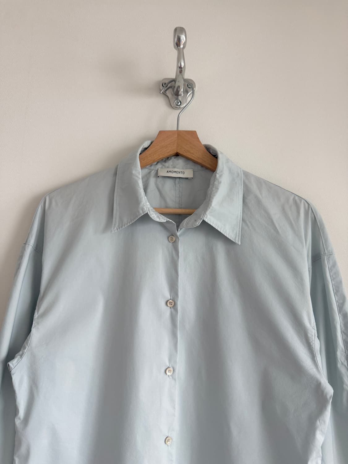 아모멘토(AMOMENTO) 코튼 셔츠(얇은 코튼) 상품이미지2