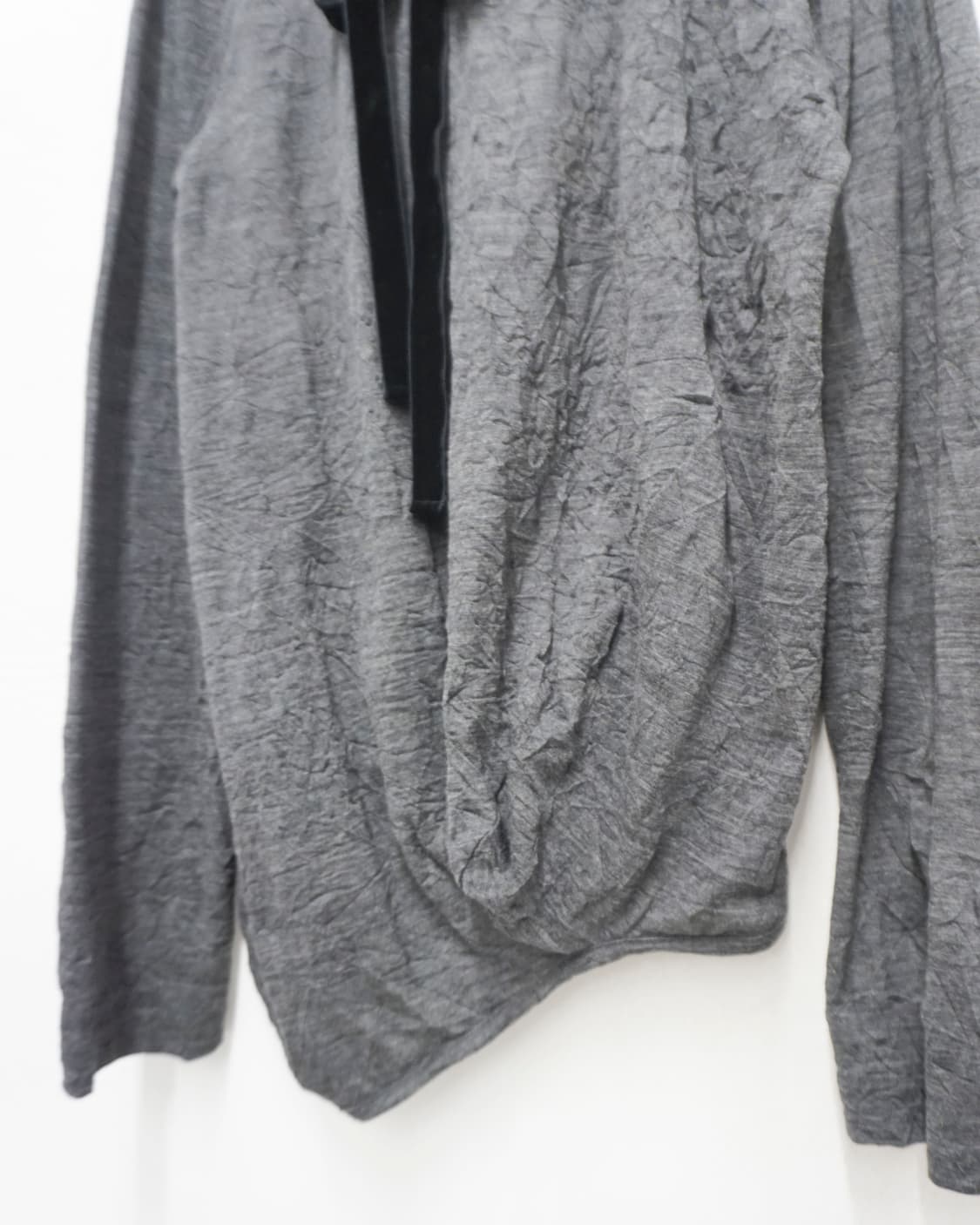 COMME des GARÇONS tricot velvet-tie top 상품이미지4