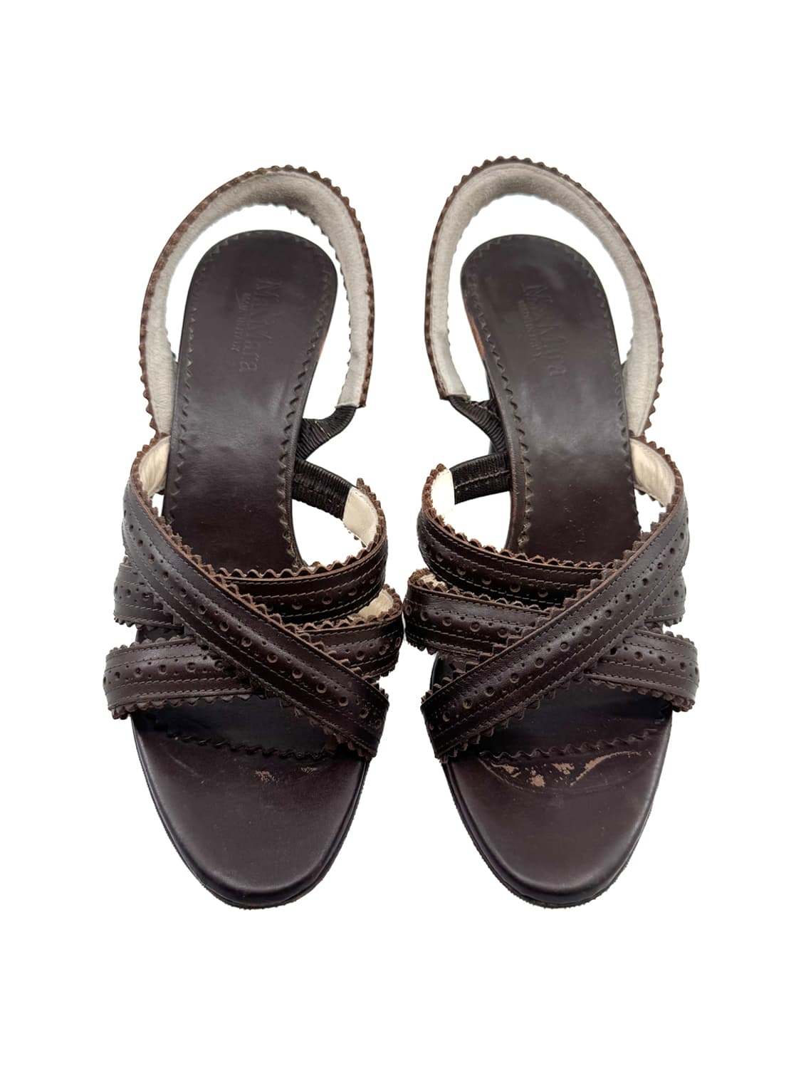 MaxMara Leather Slingback Sandals/ 37 상품이미지6