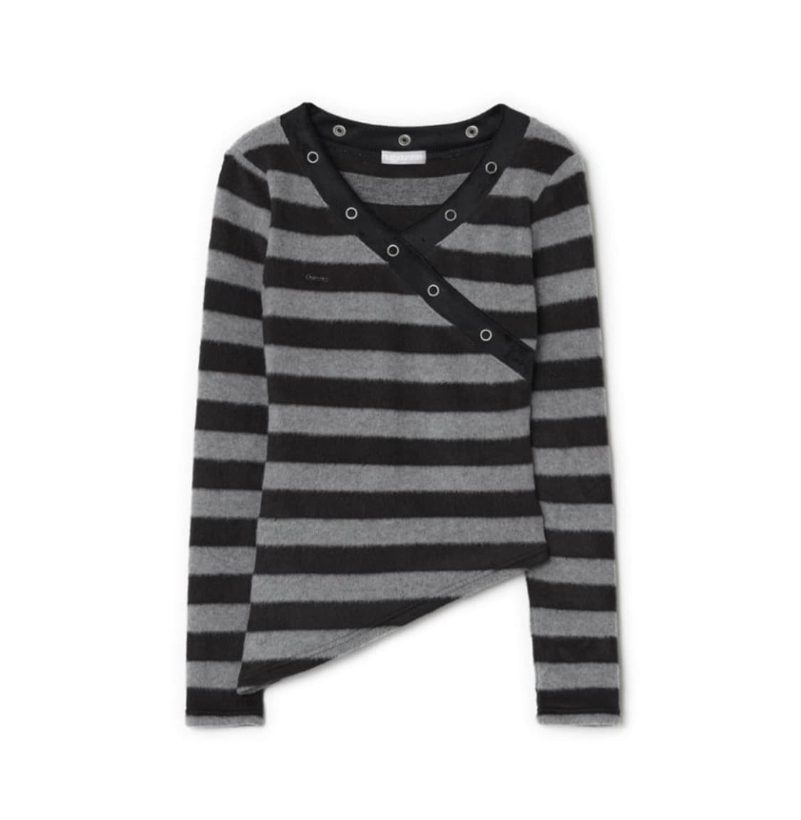 허그유어스킨 스트라이프 브이넥 니트 상품이미지1