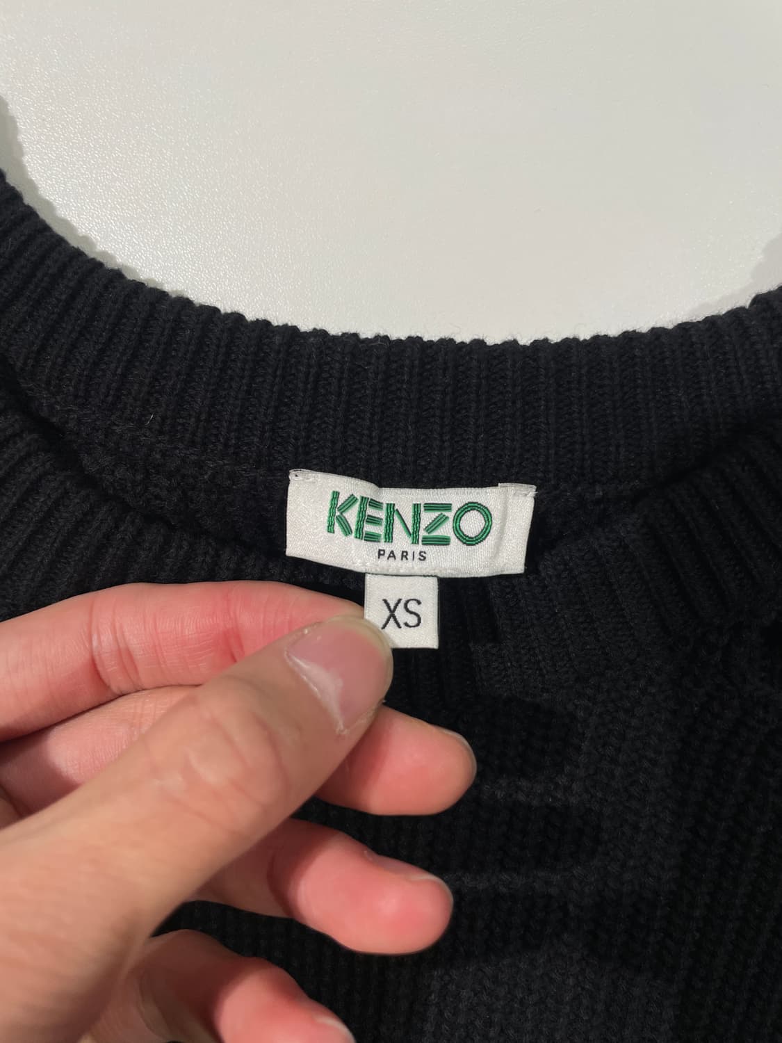 겐조 블랙 플레어 커프스 크루넥 스웨터 상품이미지7