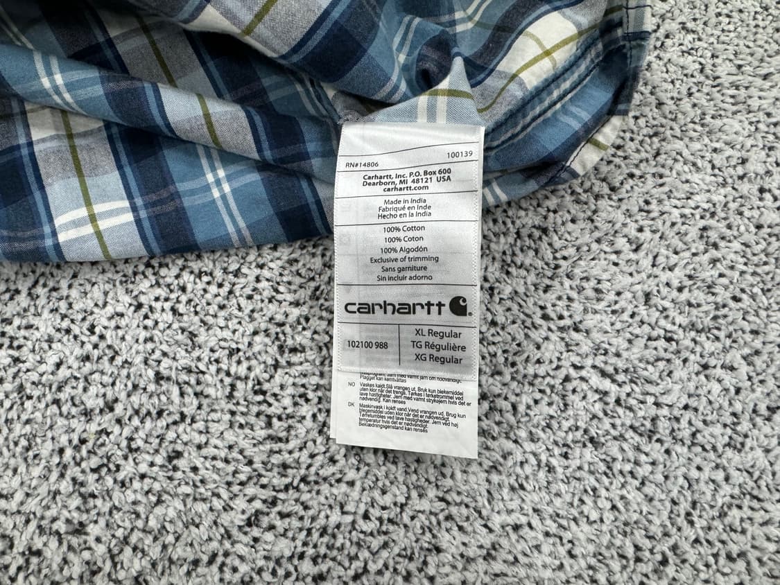 [새상품급] 칼하트 플레이드 워크셔츠 상품이미지4