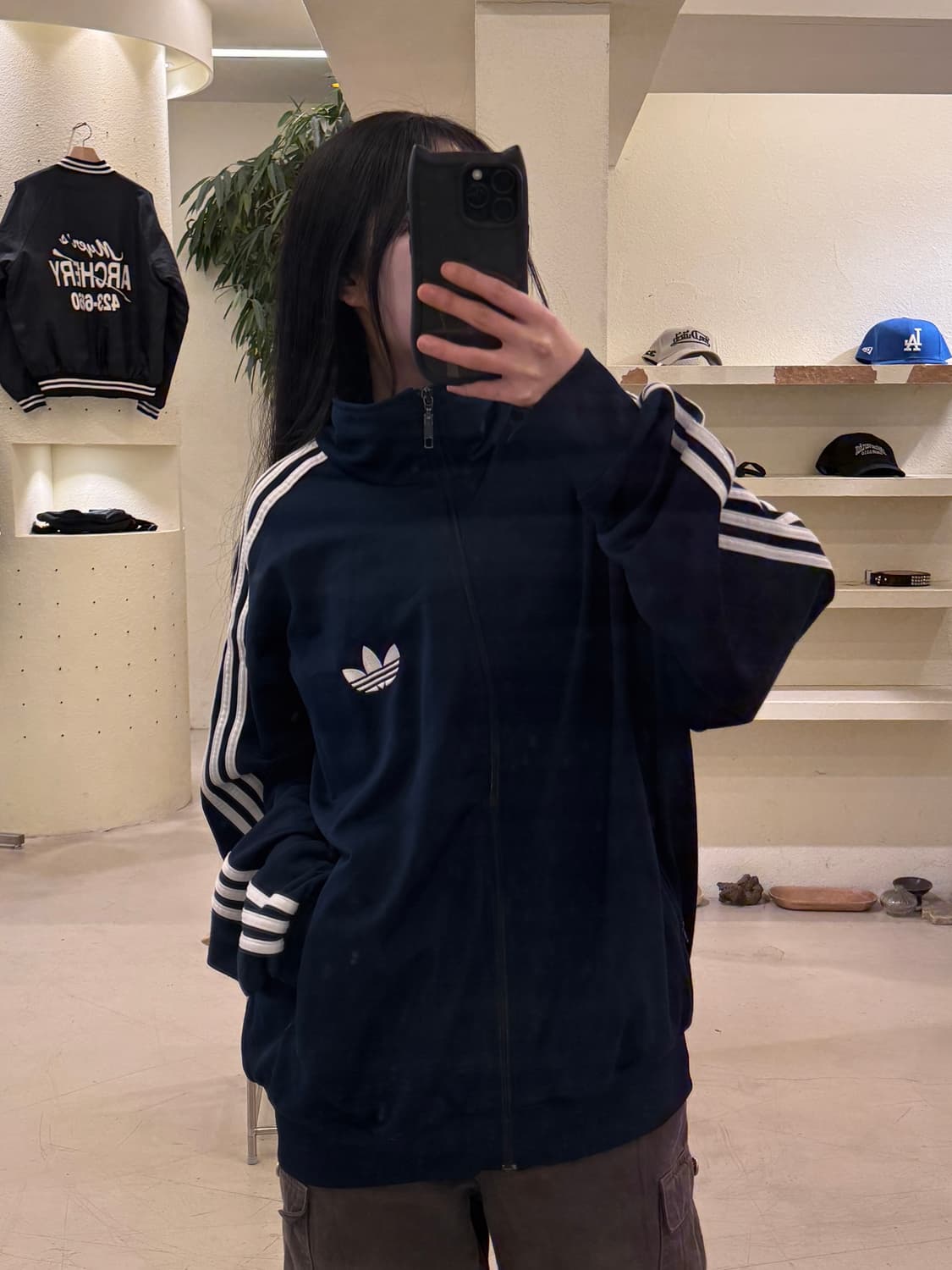 아디다스 파이어버드 네이비 트랙탑 져지 U133 상품이미지1