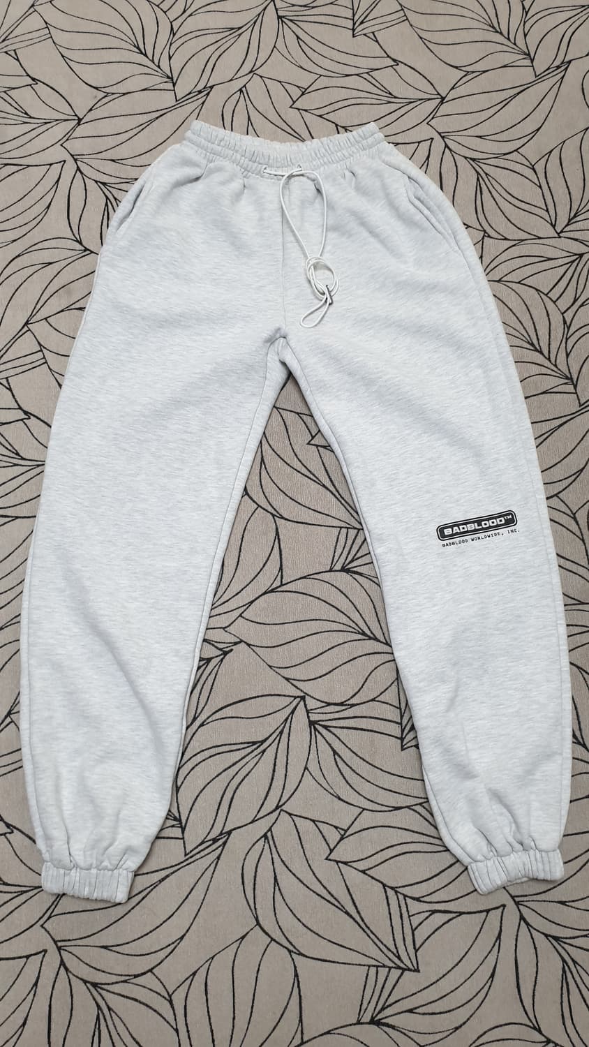 BADBLOOD 트레이닝 바지 라이트그레이 S사이즈 상품이미지1