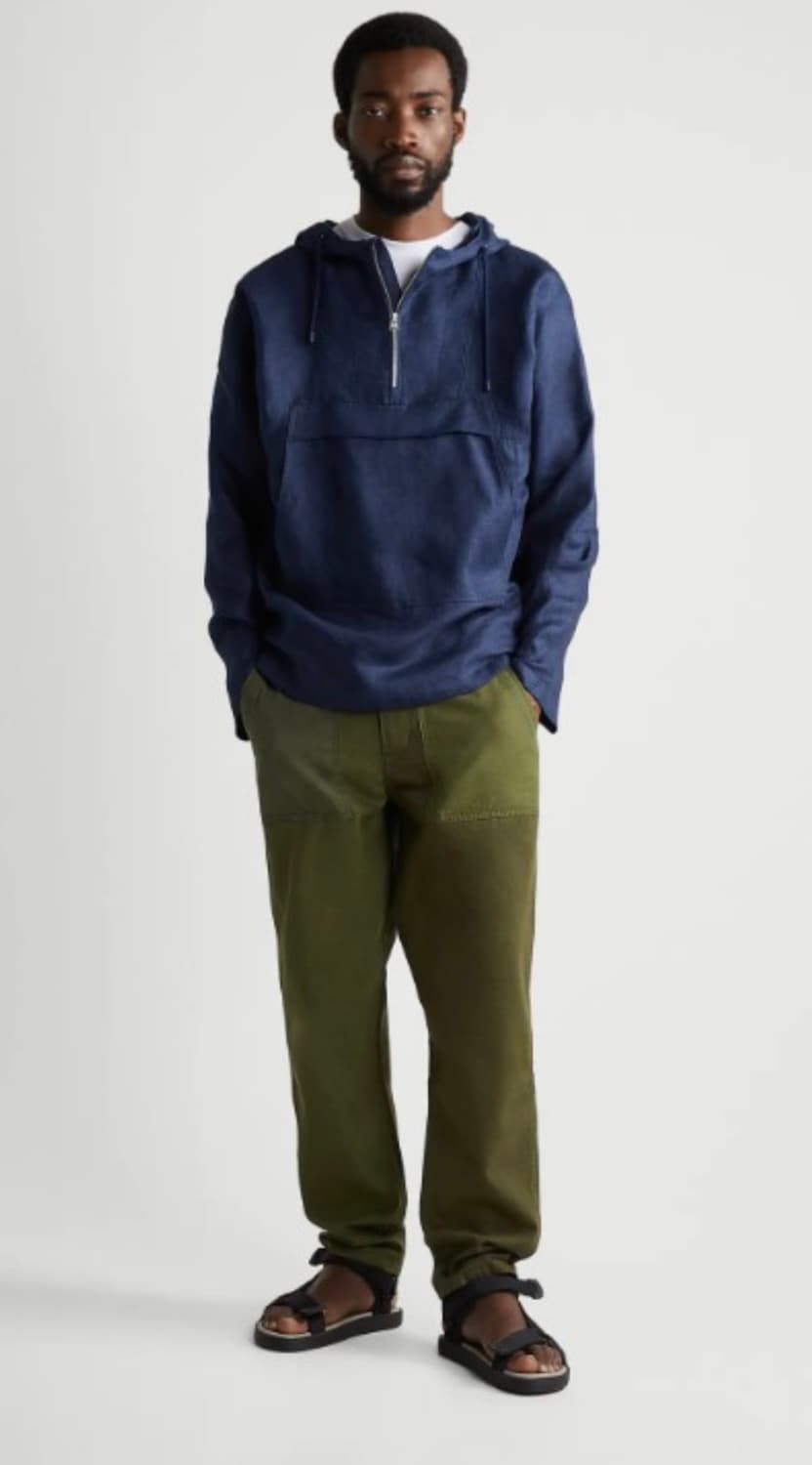 자라 린넨 아노락 xl 상품이미지1