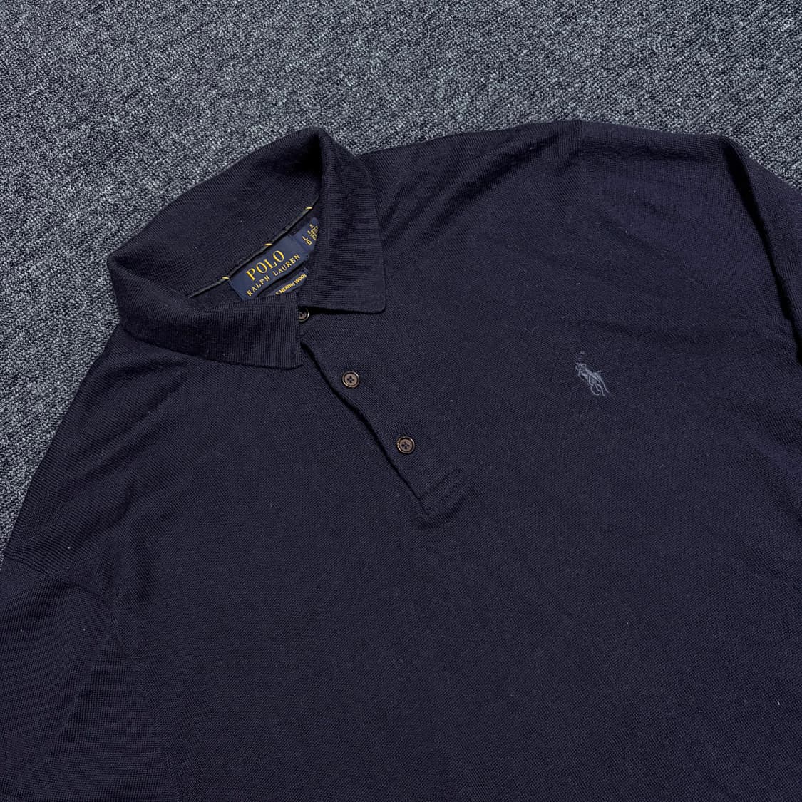 폴로 랄프로렌 워셔블 메리노 울 카라 니트 상품이미지3
