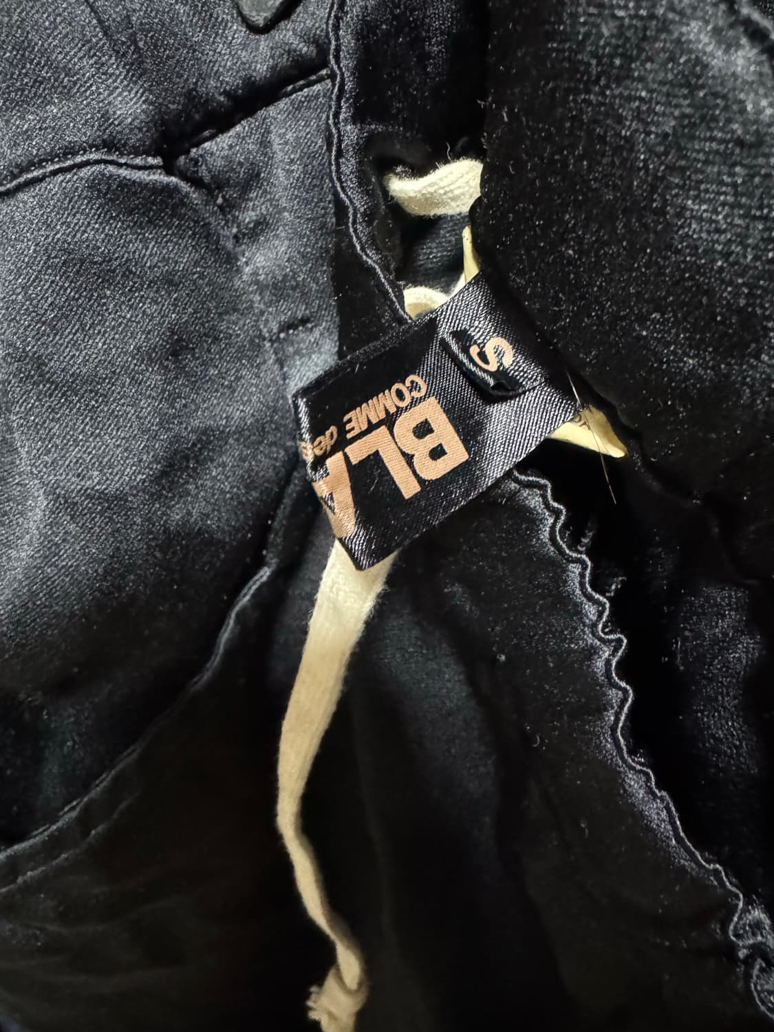 꼼데 블랙 스커트 상품이미지2