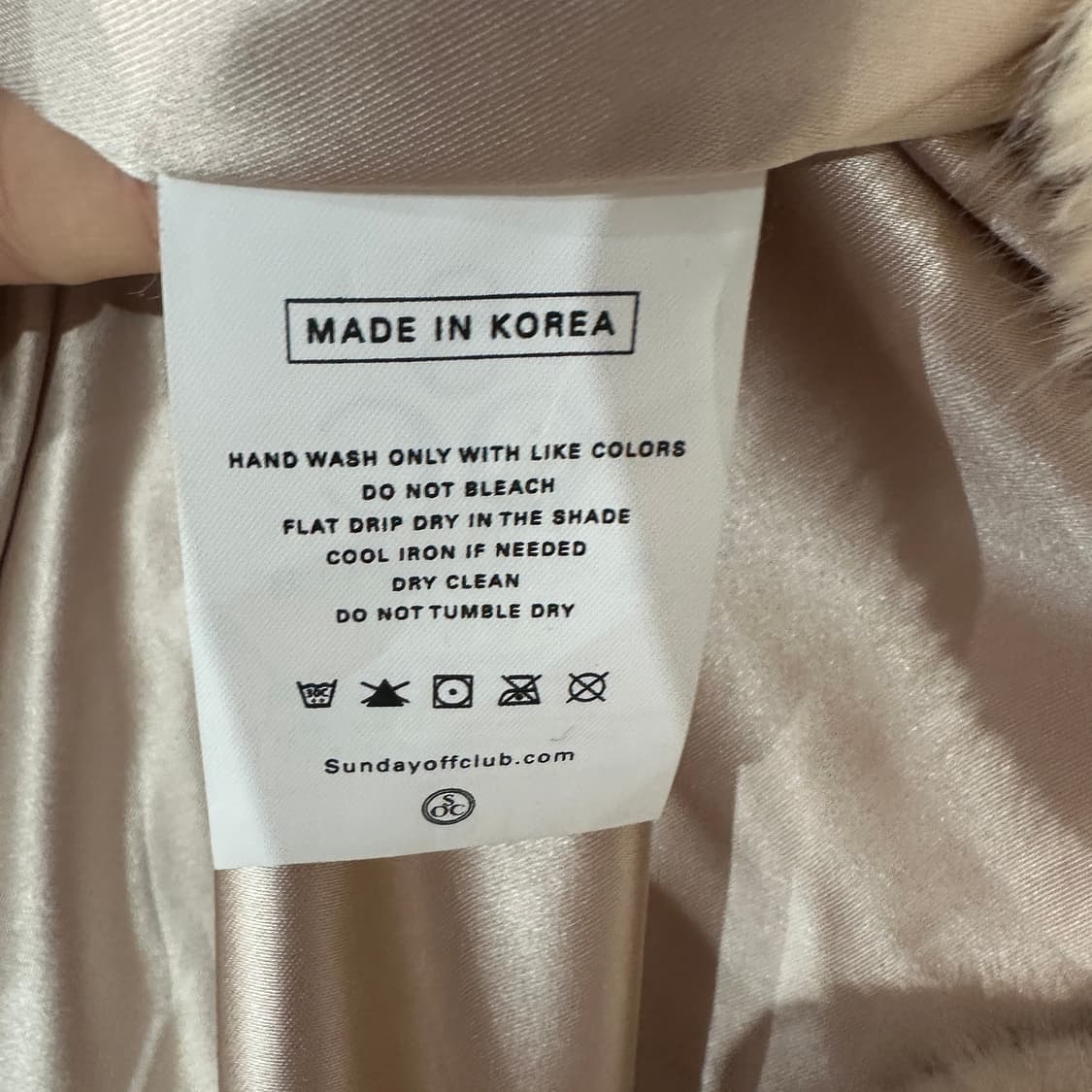 선데이오프클럽 퍼 자켓 상품이미지6