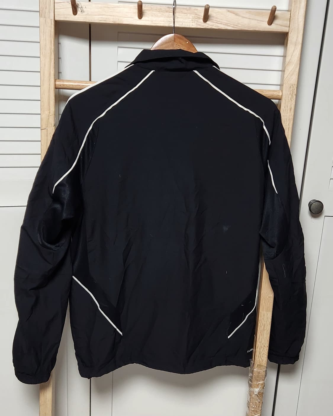 아디다스 삼선 블랙 바람막이 자켓 상품이미지3