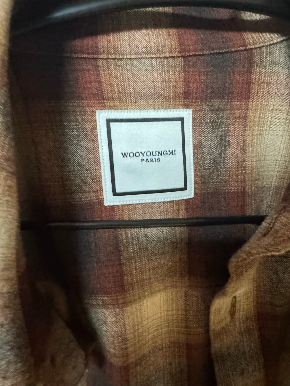 우영미 체크셔츠 판매합니다 상품이미지3