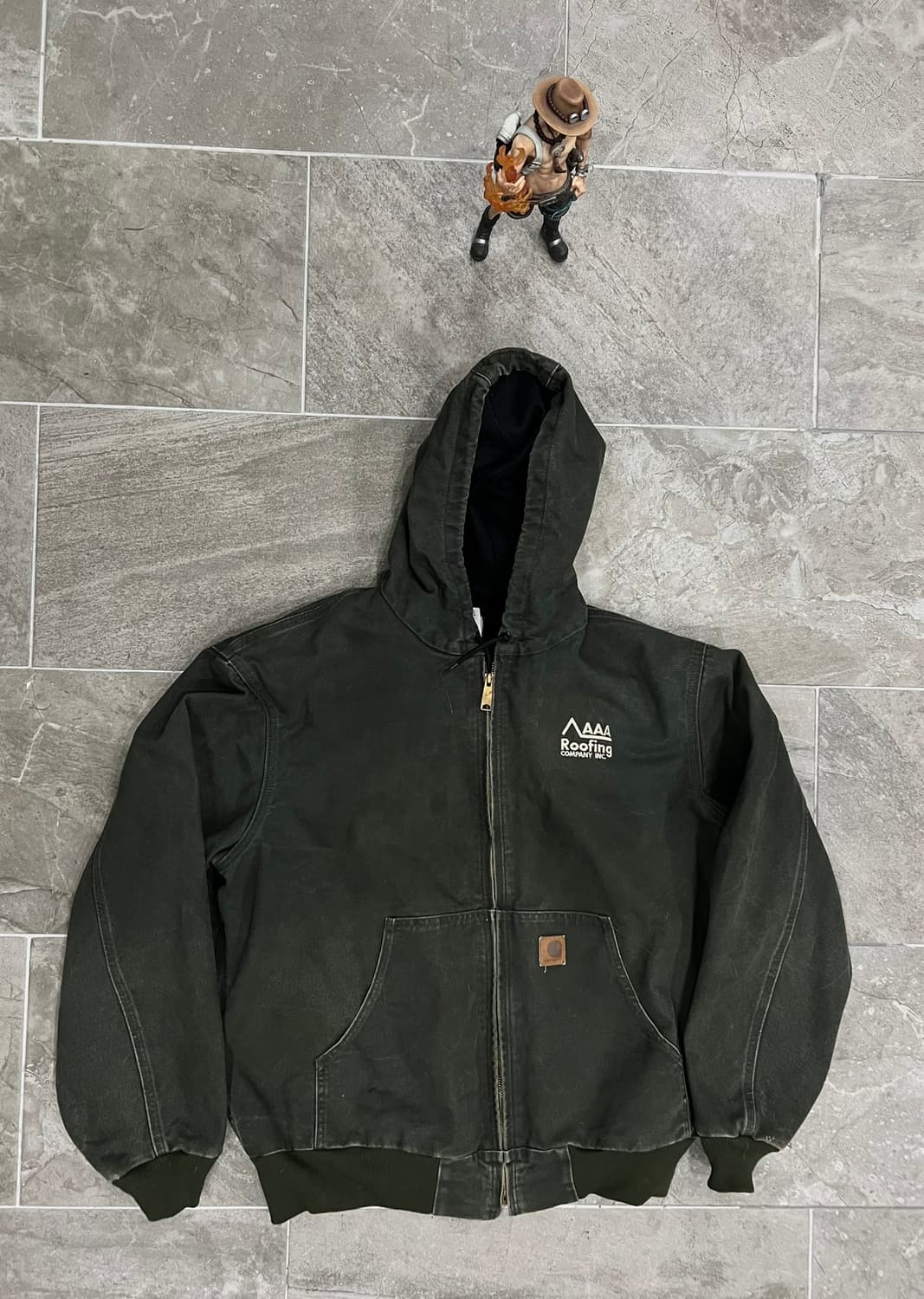 (XL) 칼하트 후드 덕 액티브 자켓 J25 MOS 모스그린 상품이미지1