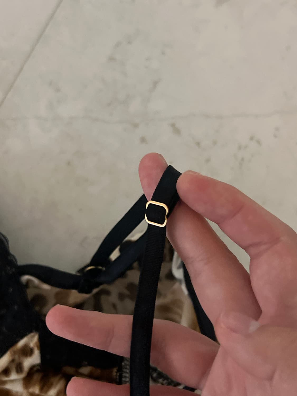 호피 레오파드 나시 슬리브리스 판매합니다 상품이미지3