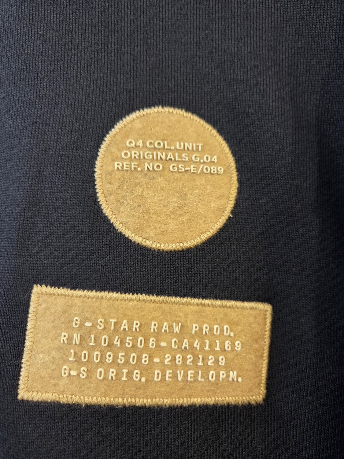 G-Star RAW 네이비 배색 야구 점퍼(M)디피용 상품이미지3