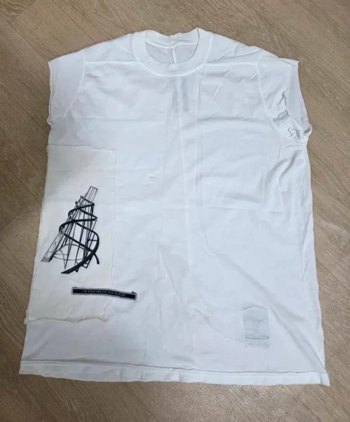 릭오웬스 다크쉐도우 19SS 캡소매티 슬리브리스 상품이미지1