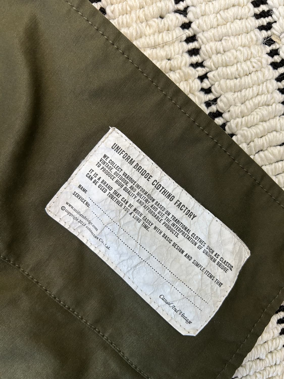 유니폼 브릿지 장진호 파카 카키 상품이미지9