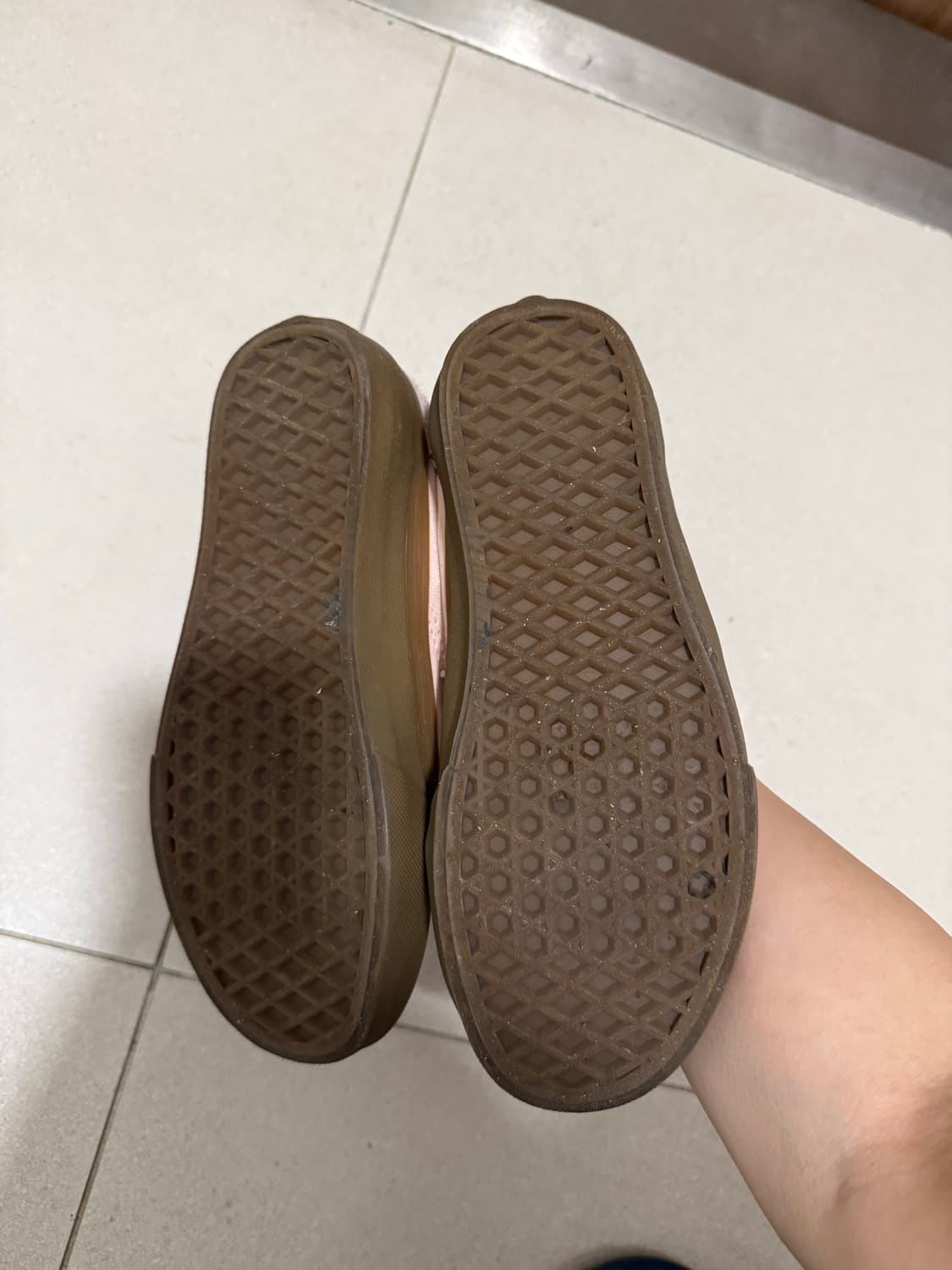 반스 올드스쿨 핑크 스웨이드 225 상품이미지5