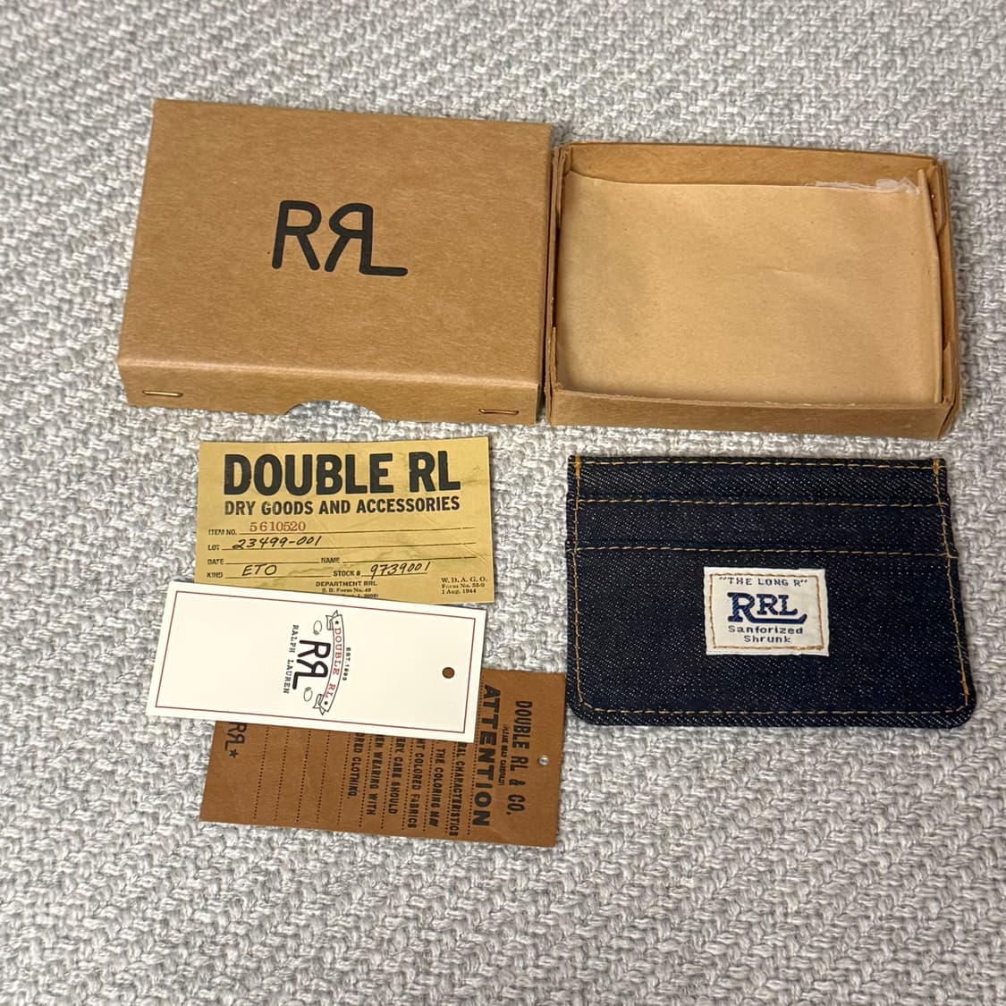 rrl 인디고 데님 카드지갑 상품이미지3