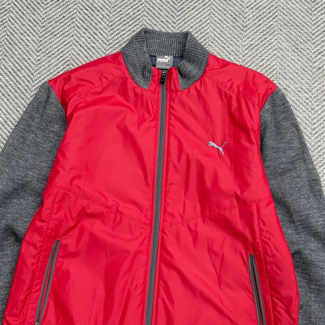 푸마 새상품 패디드 니트집업 v1776 상품이미지3