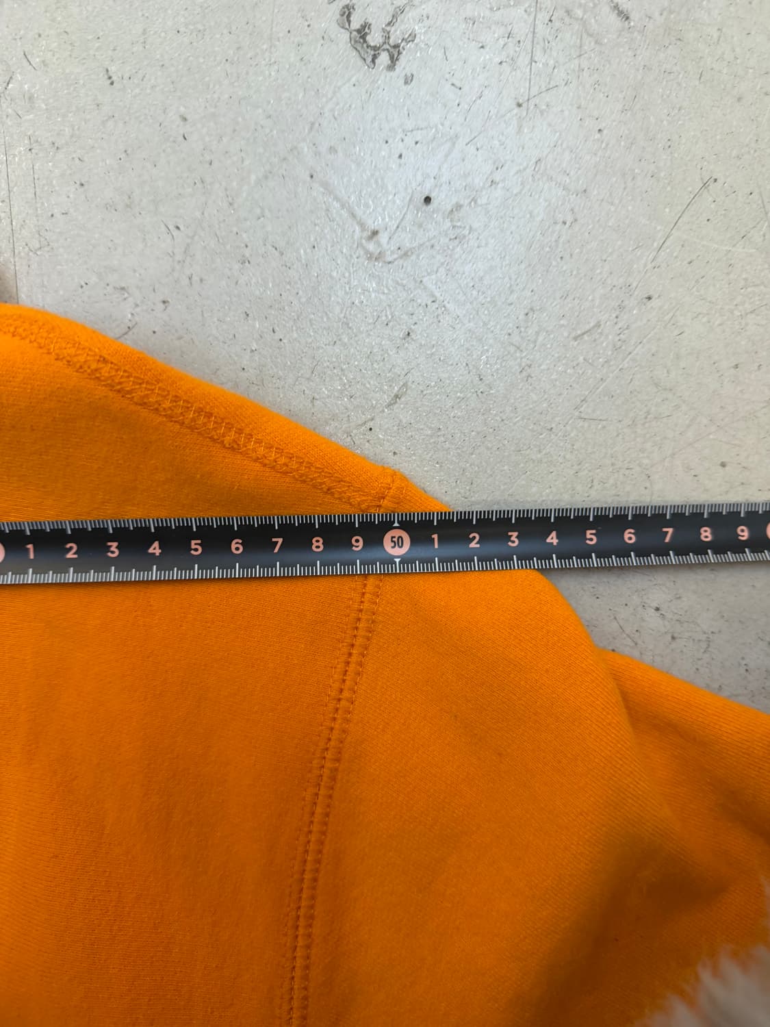 슈프림 슬리브 로고 후디 오렌지 상품이미지8