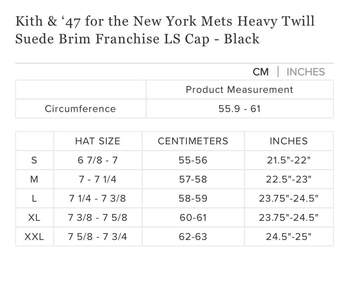 kith 키스 더 뉴욕 메츠 트윌 스웨이드 모자 캡 m사이즈 상품이미지7