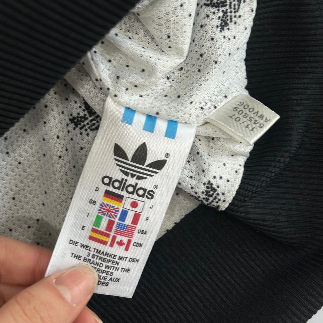 Adidas 아디다스 블랙 트랙탑 바람막이 상품이미지8