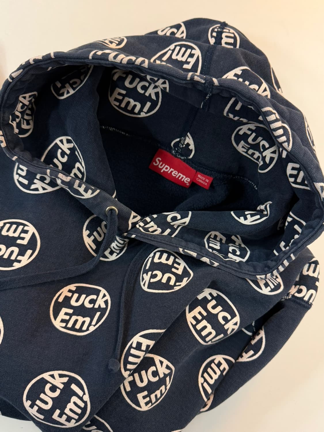 슈프림 Fuck 로고 후디 상품이미지1