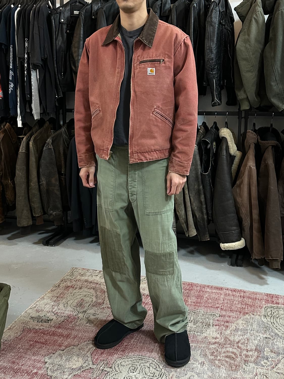 00's OG 칼하트 J97 디트로이트 칼하트 VRS 핑크 상품이미지2