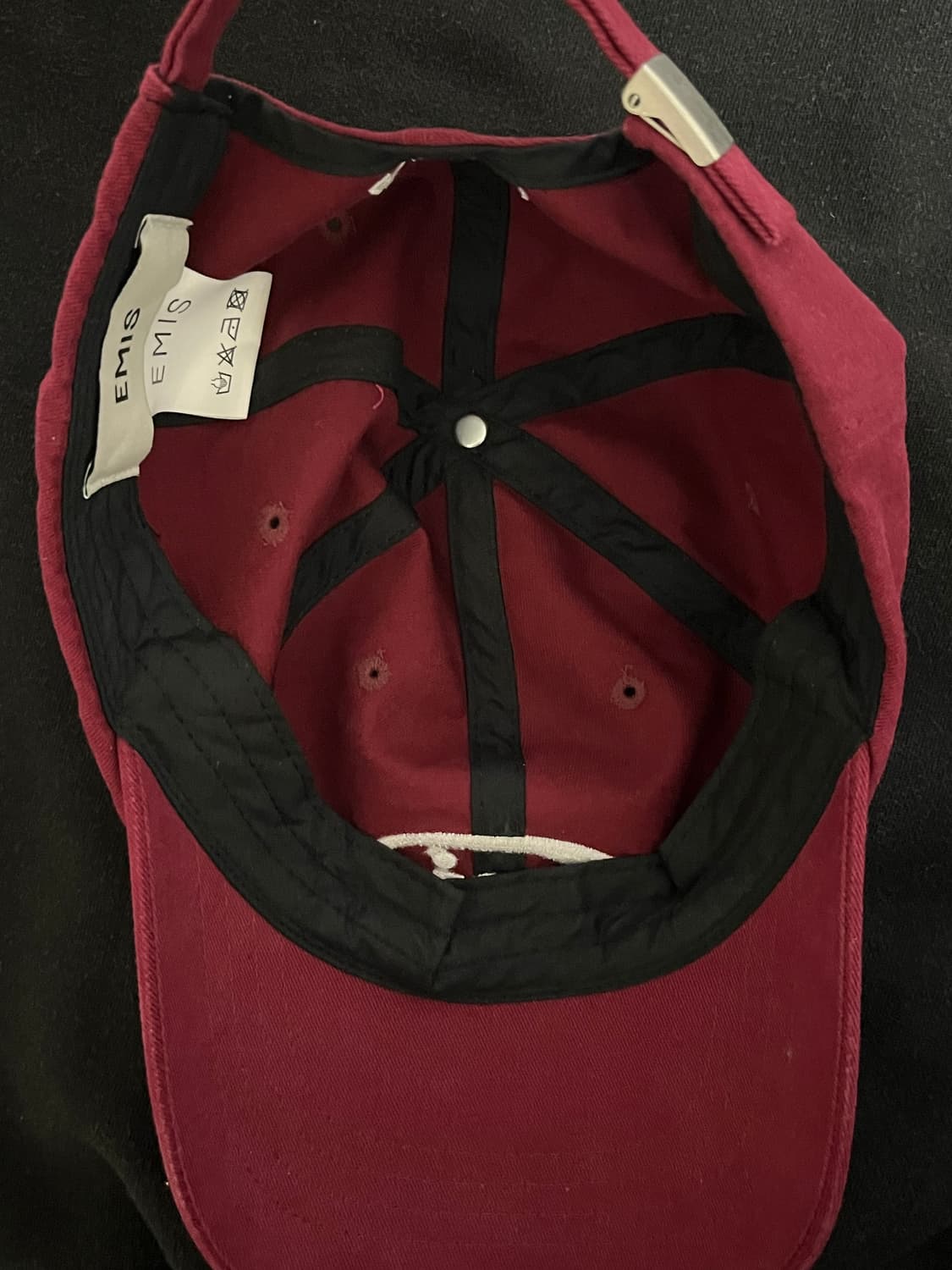 EMIS 이미스 캡 버건디 상품이미지5