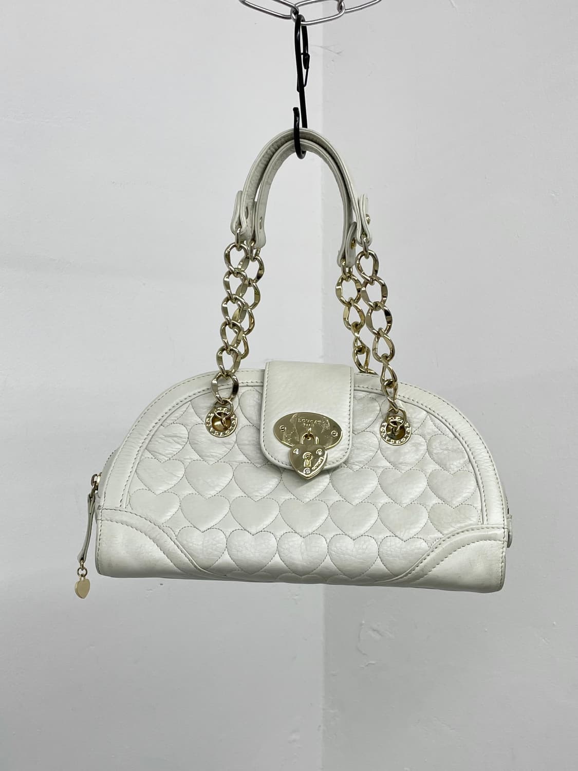 러브캣 화이트 퀼팅 갸루 체인백 상품이미지6