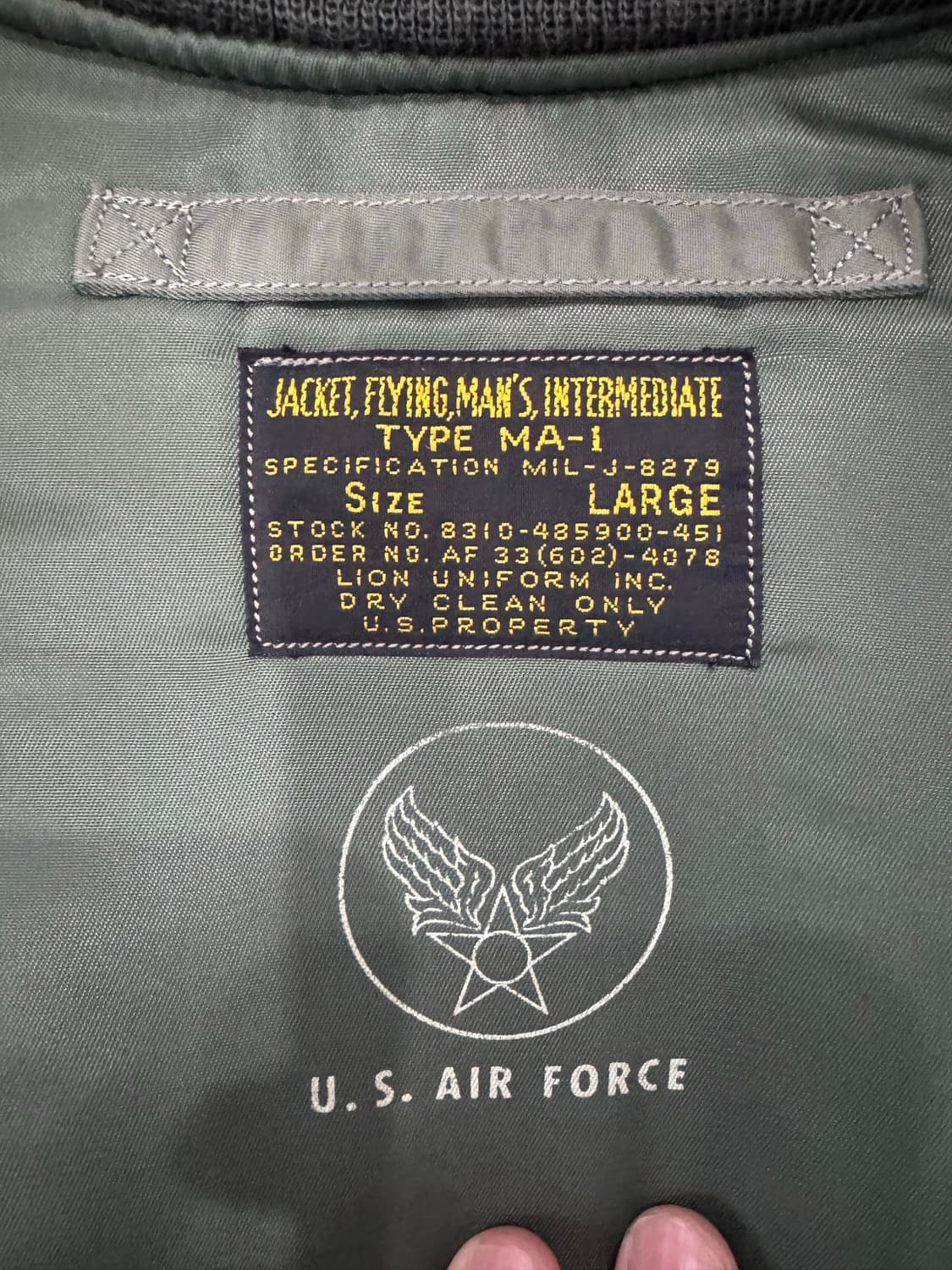 버즈릭슨 ma-1 L사이즈 상품이미지3