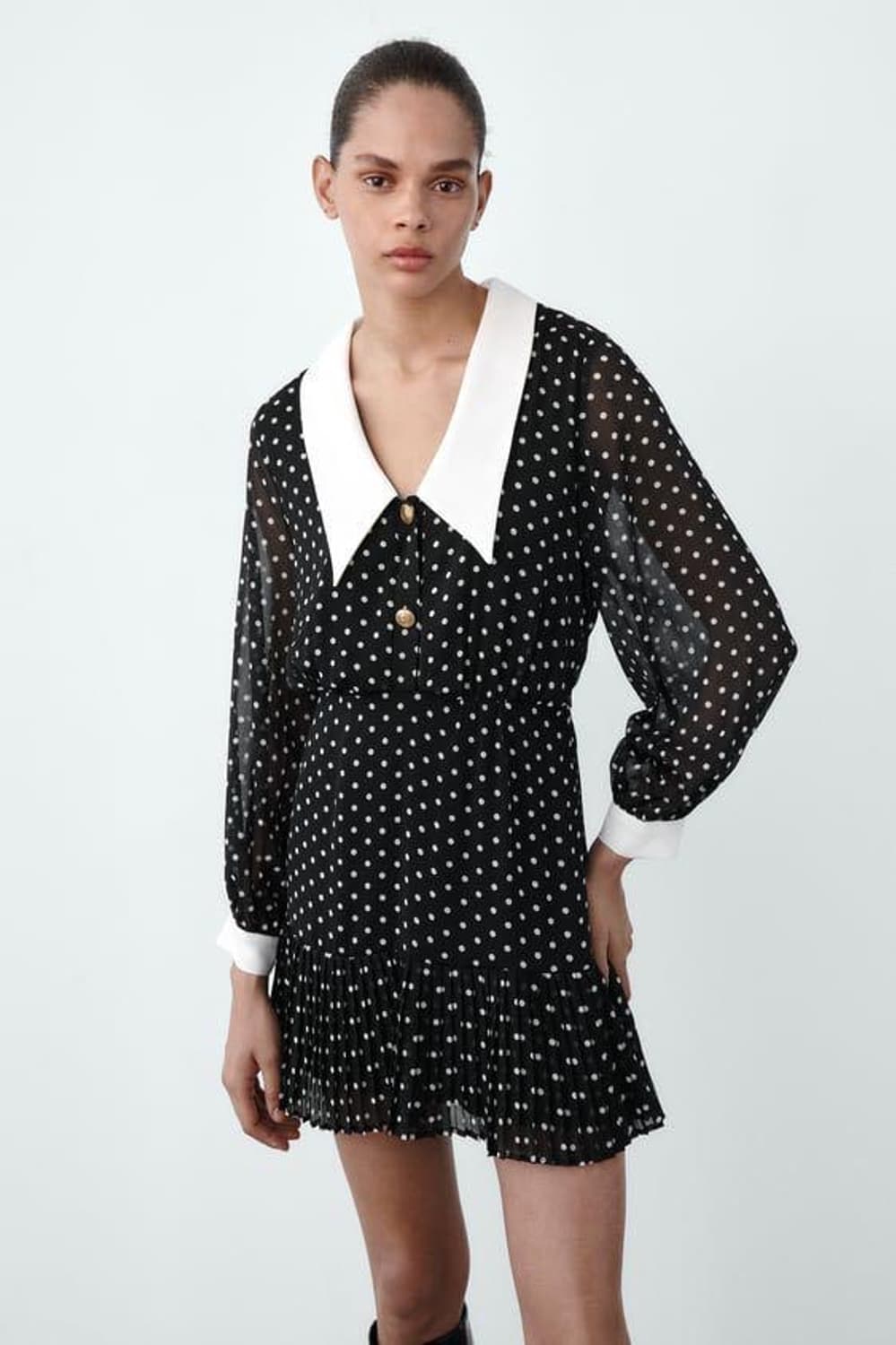 자라 (ZARA) 도트 원피스 (S) 상품이미지1