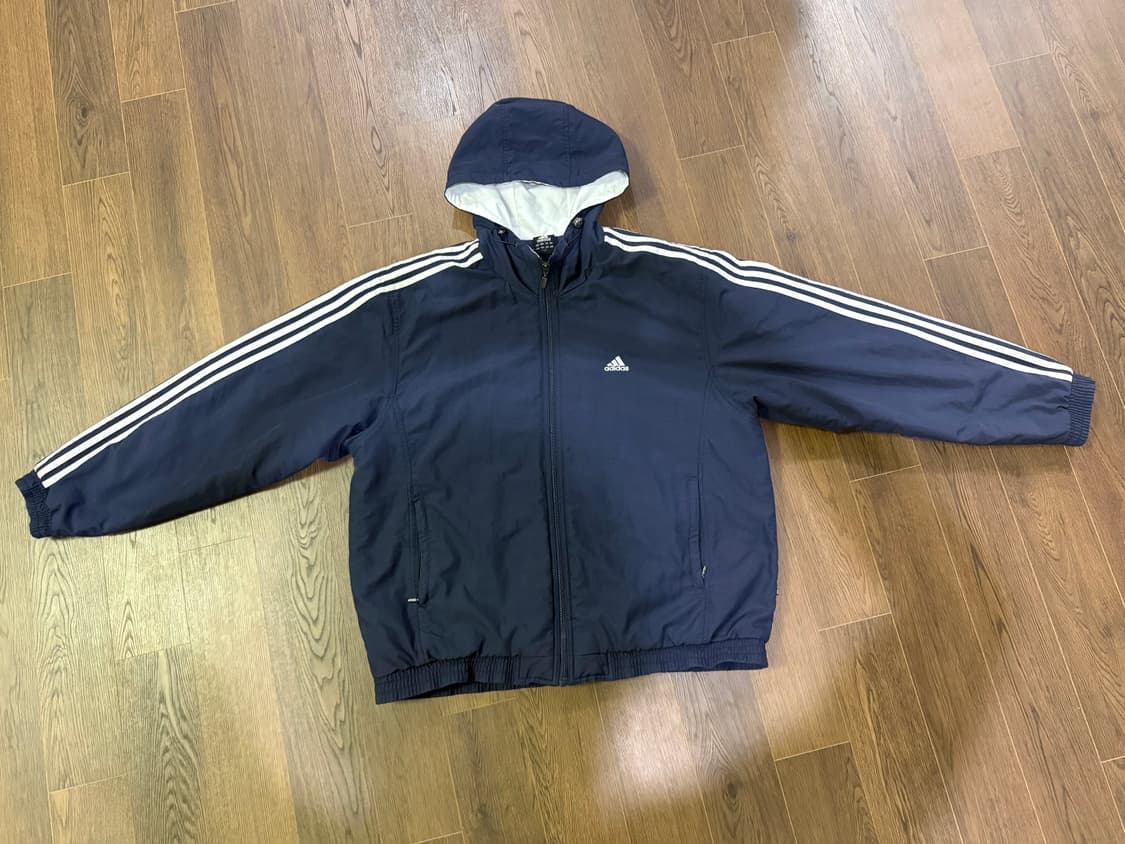 (105) 아디다스 패디드 누빔 후드 점퍼 바람막이 자켓 상품이미지1