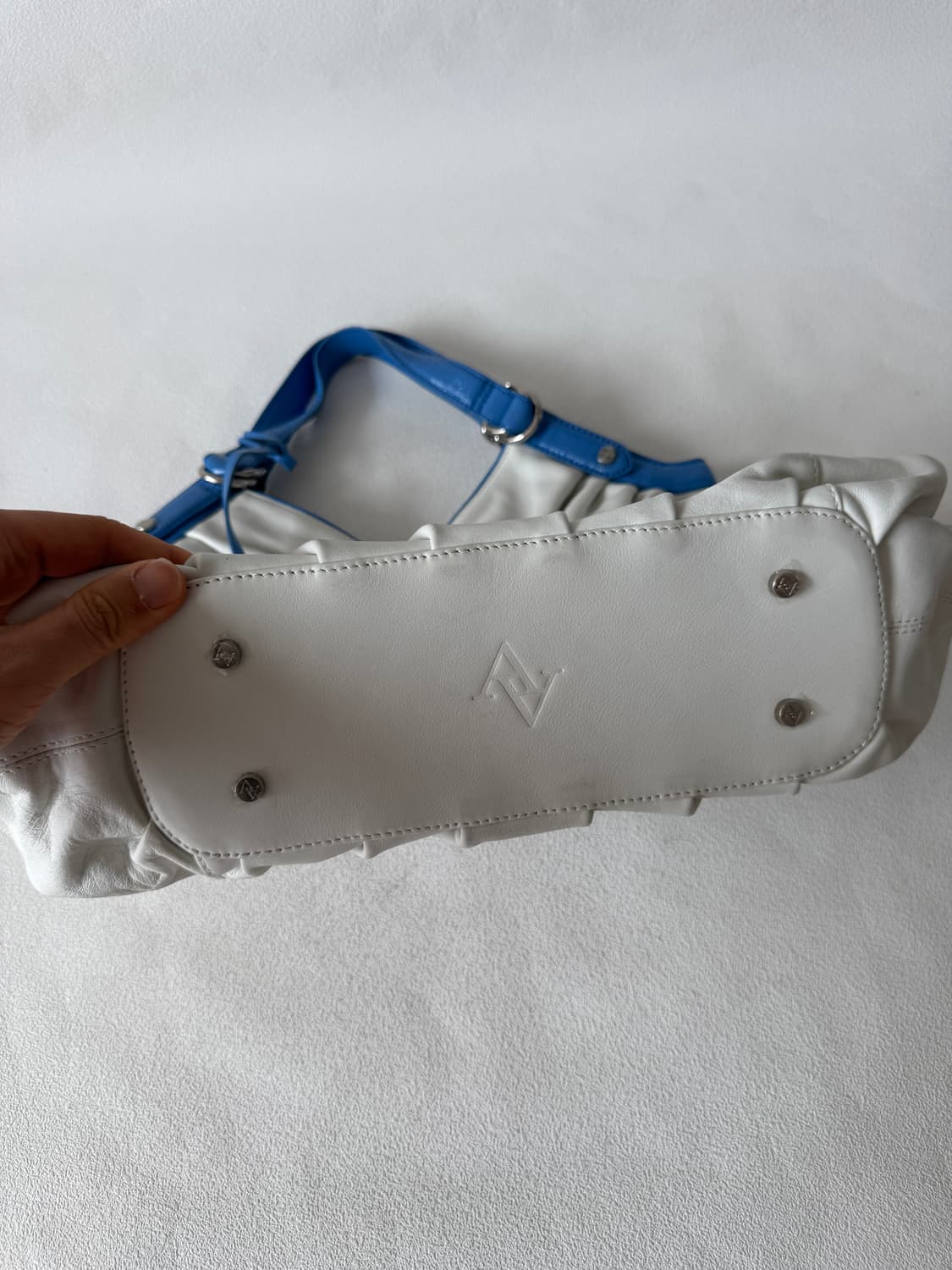 Pre owned 레더 토트 숄더백 상품이미지6