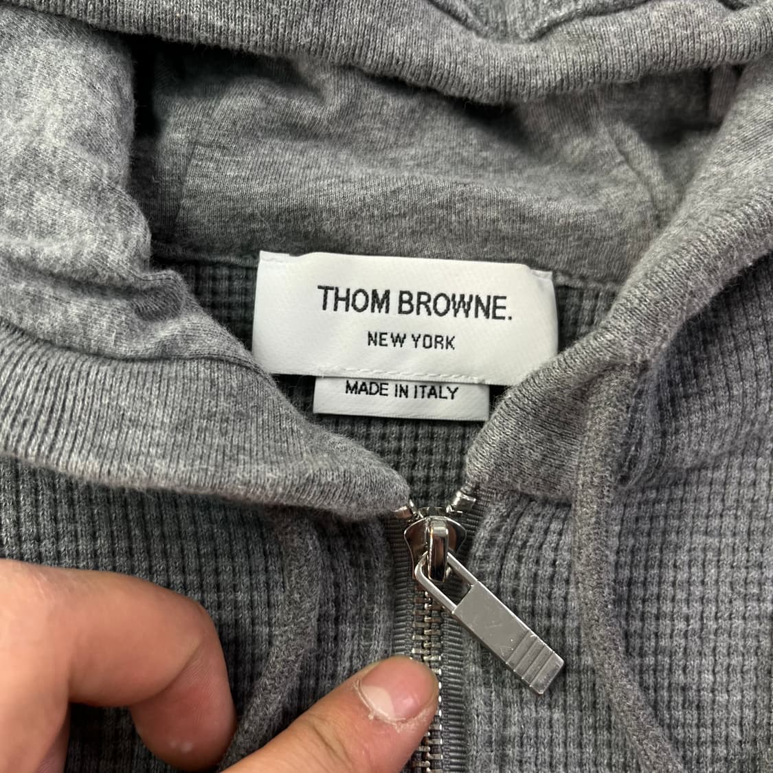 W 95 톰브라운 15f/w 와플 후드집업 상품이미지2