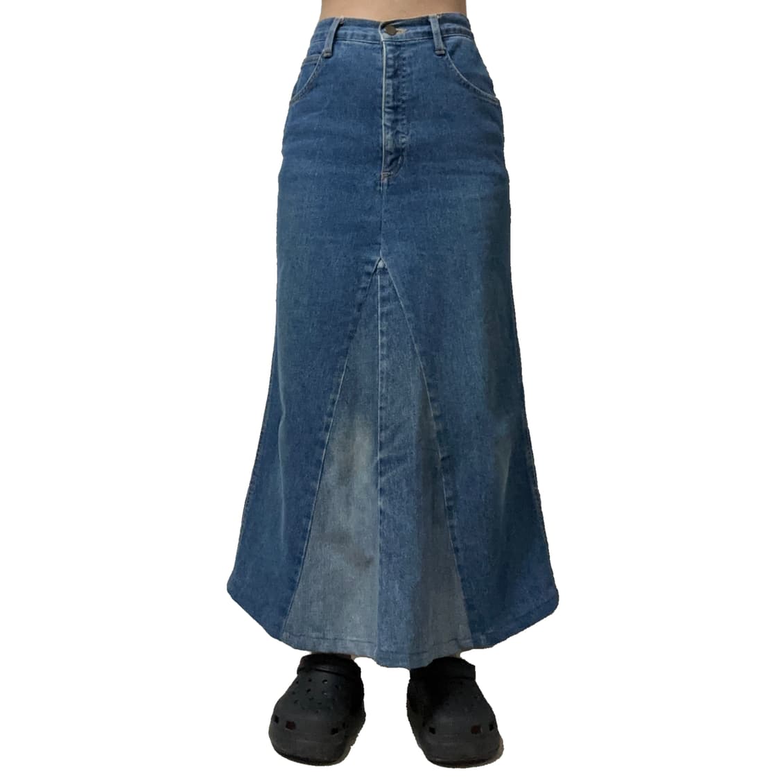Denim long skirt 상품이미지1