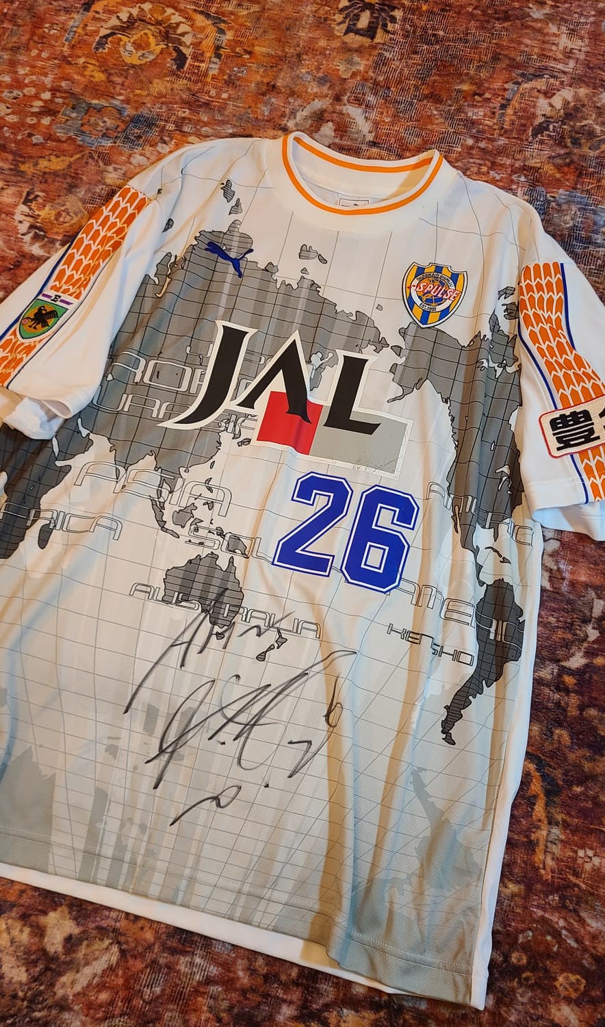 시미즈에스펄스 안정환 싸인 유니폼 상품이미지2