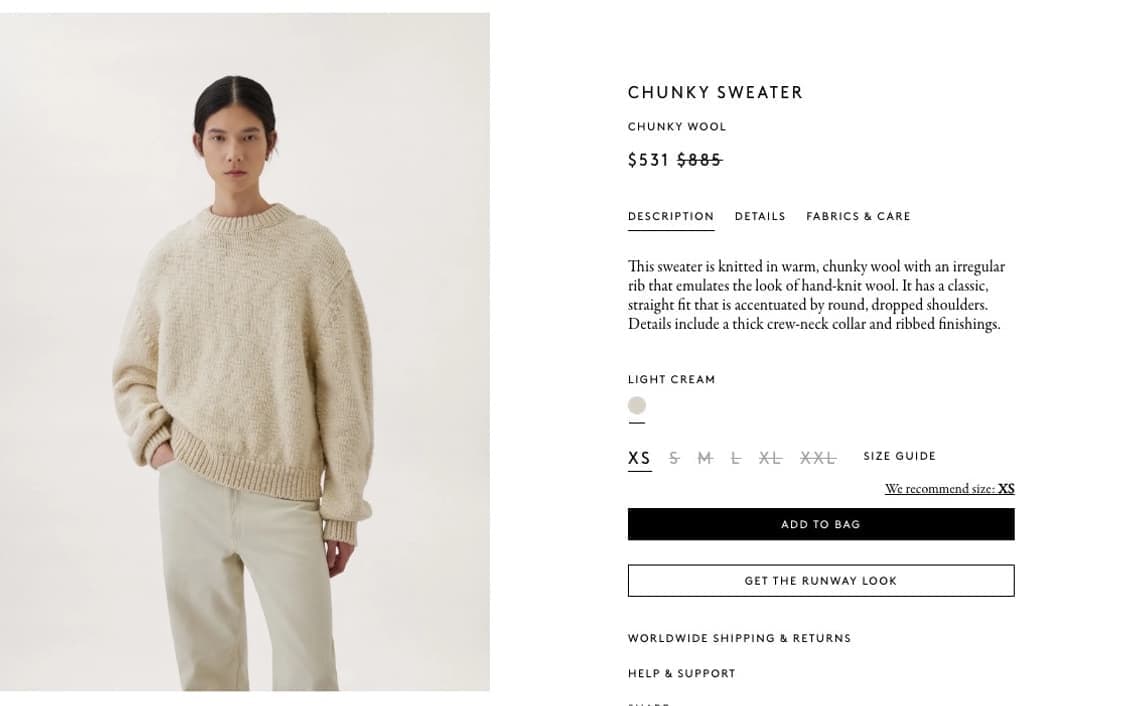 르메르 22FW 청키 스웨터 상품이미지9