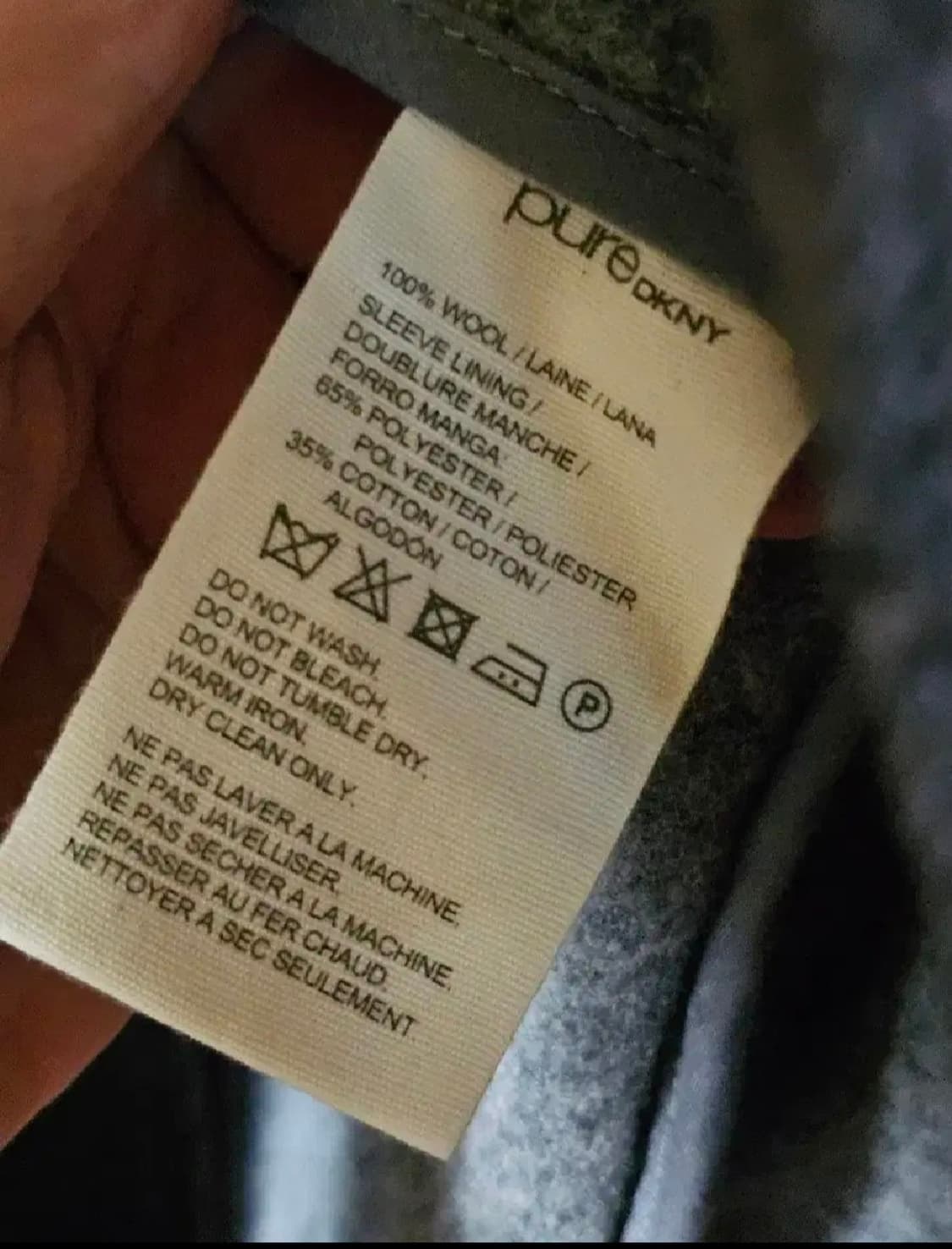 DKNY 울100% 자켓 상품이미지4
