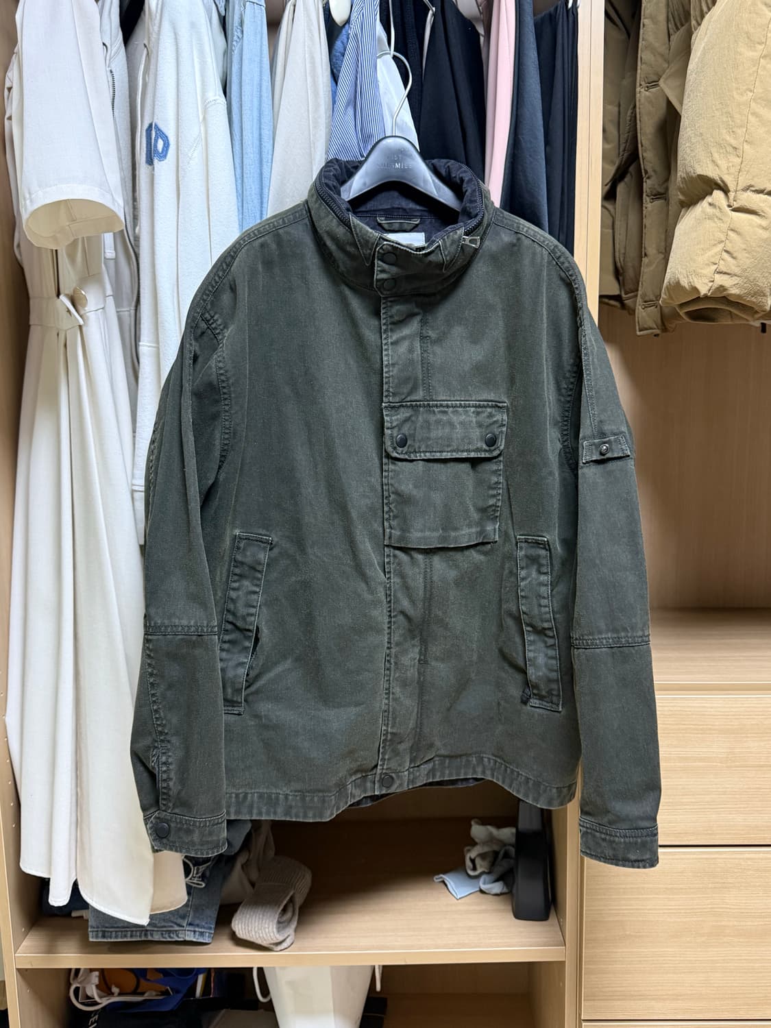 SERIES 카키 자켓 상품이미지1